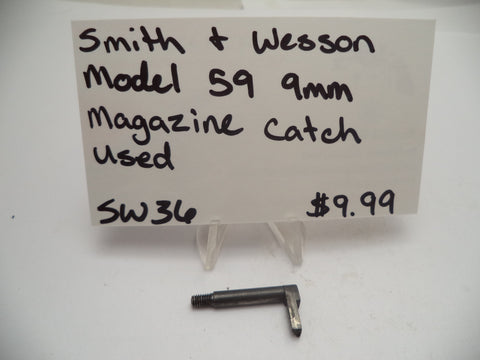 SW36 Smith & Wesson Model 59 9MM Pistol Used Magazine Catch