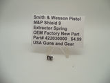 422030000 Smith & Wesson Pistol M&P Shield 9 Extractor Spring Factory New Part