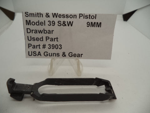 3903 Smith & Wesson Pistol Model 39 S&W Drawbar 9MM Used Part