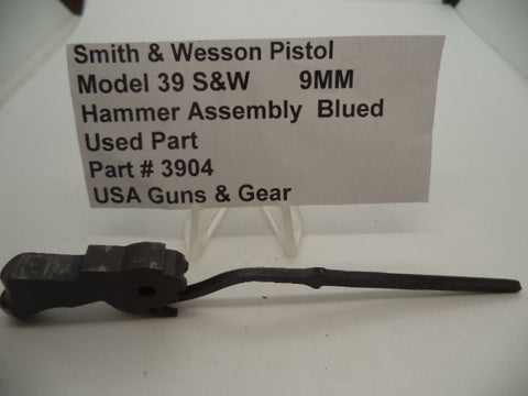 3904 Smith & Wesson Pistol Model 39 S&W Hammer Assembly  Blued  9MM