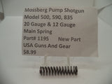 1195 Mossberg 12 & 20 Gauge Pump Shotgun Model 500 590 & 835 Main Spring