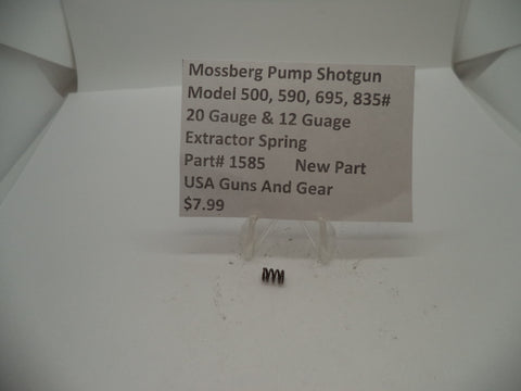 1585 Mossberg 12 & 20 Gauge Pump Shotgun Model 500 590 & 835 Extractor Spring