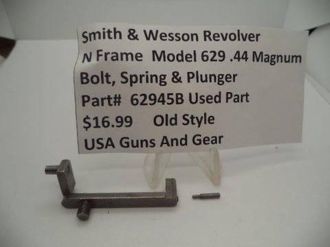 62945B Smith & Wesson N Frame Model 629  Bolt, Spring and Plunger  .44 Magnum Used