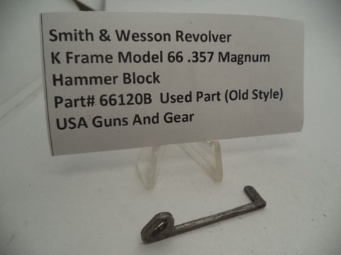 66120B Smith & Wesson K Frame Model 66 Hammer Block .357 Magnum Used