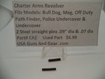 CAZ Charter Arms Revolver Fits Several Models Used 2 Steel Straight Pins