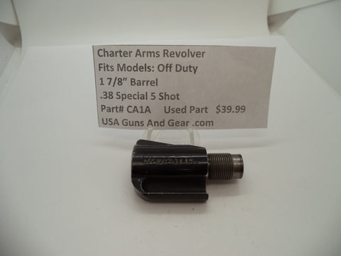 CA1A Charter Arms Revolver Model Off Duty Used 1 7/8" Barrel .38 Special