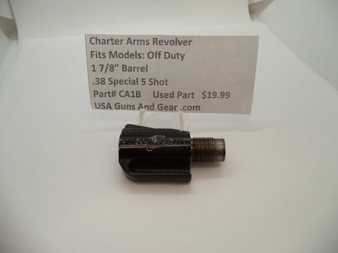 CA1B Charter Arms Revolver Model Off Duty Used 1 7/8" Barrel .38 Special