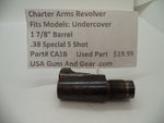 CA1B Charter Arms Revolver Model Undercover Used 1 7/8" Barrel .38 Special