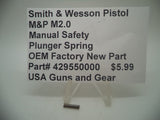 429550000 S&W Pistol M&P M2.0 Manual Safety Plunger Spring
