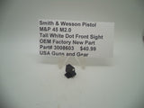 3008603 Smith & Wesson Pistol M&P 45 M2.0 Tall White Dot Front Sight New Part