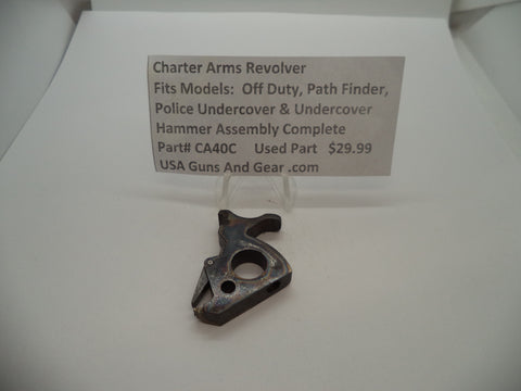 CA40C Charter Arms Revolver Fits Several Models Used Complete Hammer Assembly
