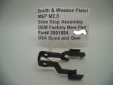 3001854 S&W M&P M2.0 9mm Full & Compact Slide Stop Assembly