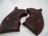 245970000 Smith Wesson K & L Frame Multi Models Round Butt Checkered Rosewood