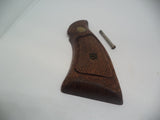 VGS09 S&W Revolver K, L Frame Square Butt (ONLY) Left Side Vintage Wood Grip