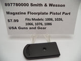 S&W Model 1006, 1026, 1066, 1076, 1086 Magazine Floor plate 897780000