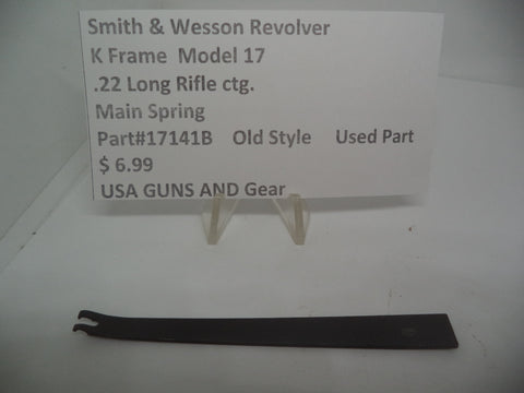 17141B Smith & Wesson K Frame Model 17 Used Main Spring Old Style Used Part