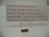 CA44U Charter Arms Revolver Model Bulldog Used Hammer Screw .44 Special