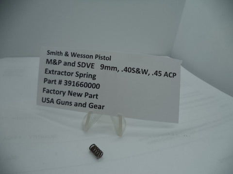 391660000 Smith & Wesson M&P and SDVE Extractor Spring  9mm, .40S&W, .45 ACP