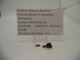 3781 Smith & Wesson J Frame Model 37 Airweight Cylinder Stop & Spring .38 Special
