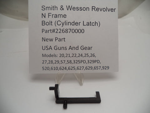226870000 Smith & Wesson N Frame Bolt (Cylinder Latch) New