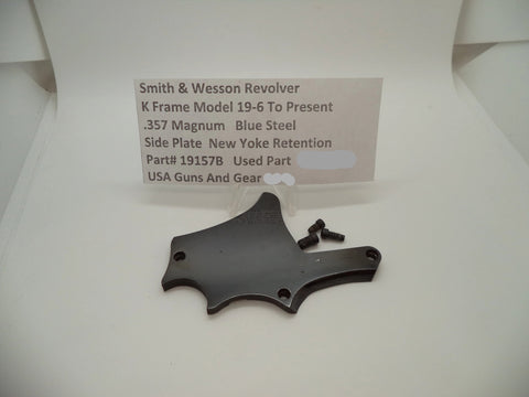 19157B Smith & Wesson K Frame Model 19-6 Used Side Plate .357 Magnum