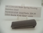 1911Z10 Model 1911 / 1911A1 Used Stainless Steel Main Spring Housing