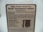 Pearce Grip Frame Insert For Multiple Glock Subcompact Models #PG-G4SC