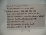 450000000 Smith & Wesson K & L Frame Pistol Grip Stock Screw New