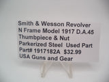 1917182A Smith & Wesson Revolver N Frame Model 1917 Thumbpiece & Nut D.A.45 Used
