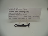 44221 Smith & Wesson Pistol Model 442 Magazine Safety Lever Used .22 Long Rifle