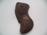 GP133 Smith & Wesson Revolver K, L Frame  Square Butt Left Side Only Wood Grip Used