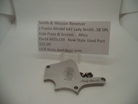 642ls159 Smith & Wesson J Frame Model 642 Side Plate & Screws .38 Special