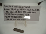 104230000 Lever Spring S&W 439, 539, 645, 745, 59, 459, 559, 659, 469, 669 New