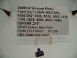 109110000 Front Sight S&W 4563TSW, 4566TSW, 1006, 1026, 1066, 1076, 1086,  New