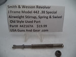 442167A Smith & Wesson J Frame Model 442 Airweight .38 SPL Stirrup, Spring & Swivel Used
