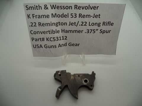 KC53112 Smith & Wesson K Frame used Model 53 Rem-Jet .22/.22 LR  Convertible Ham