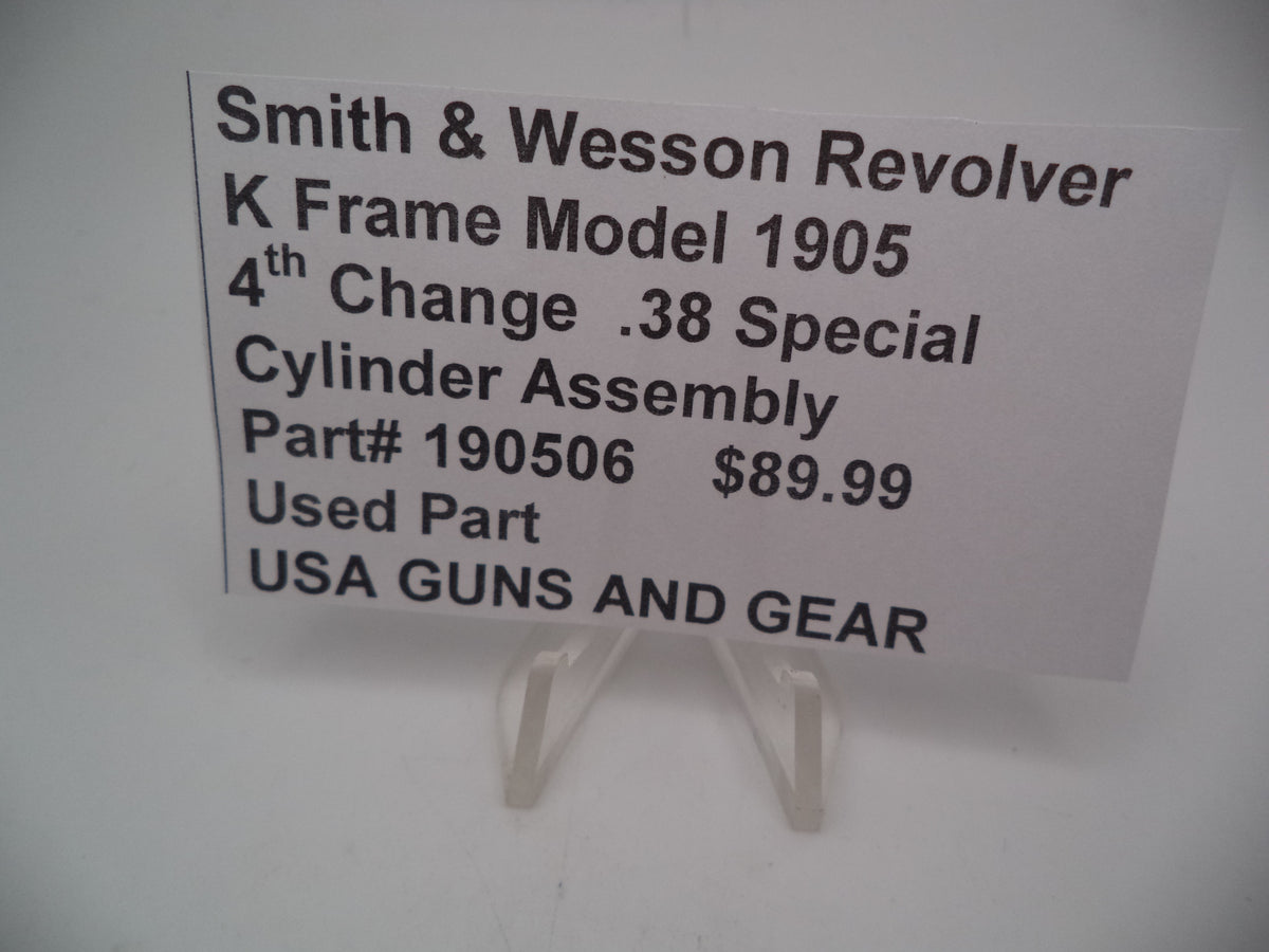Smith & Wesson K Frame Model 1905 4th Change Cylinder