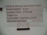 SW99 Smith & Wesson Pistol Model SW9VE 9 MM Trigger Pin Used Parts