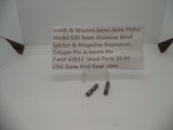 63912 Smith & Wesson Model 639 Trigger Pin & Insert Pin Stainless Steel Used Parts