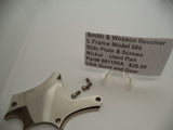 581158A Smith & Wesson L Frame Model 586 Side Plate & Screws Nickel Used Part