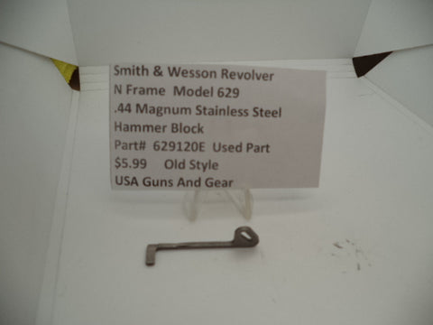 629120E Smith and Wesson N Frame Model 629  .44 Mag. Hammer Block Used