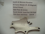 29158 Smith & Wesson N Frame Model 29 Side Plate & Screws Nickel .44 Magnum