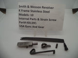 KB139B S & W K Frame Revolver Model 10 Internal Parts & Strain Screw Used Parts