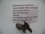 PRE009 Smith & Wesson I Frame Model 1903 1st Change .Blue Steel Hammer 32 Caliber Used