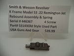 53143 Smith & Wesson K Frame Model 53 Rebound Slide & Spring Used .22 Rem-Jet