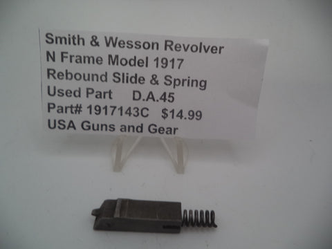 1917143C Smith & Wesson Revolver N Frame Model 1917 Rebound Slide & Spring D.A.45 Used