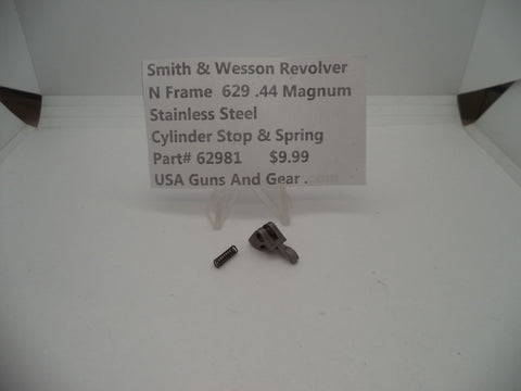 62981 Smith & Wesson N Frame Revolver Model 629 .44 Mag Cylinder Stop & Spring