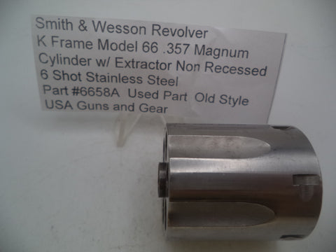 6658A Smith & Wesson K Frame Model 66 Cylinder Non-Recessed SS Used
