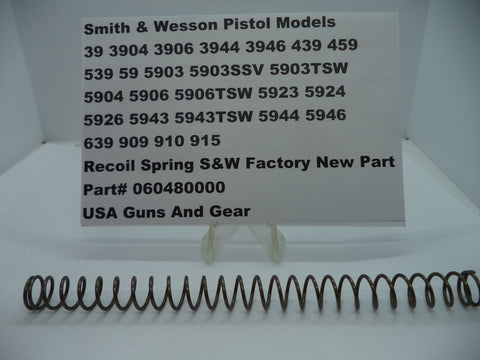 060480000 SW Gun Part Recoil Spring Models 39 3904 59 5903 5903SSV & More