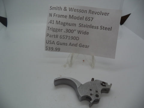 657190D Smith & Wesson N Frame Model 657 Trigger .300" Wide .41 Magnum